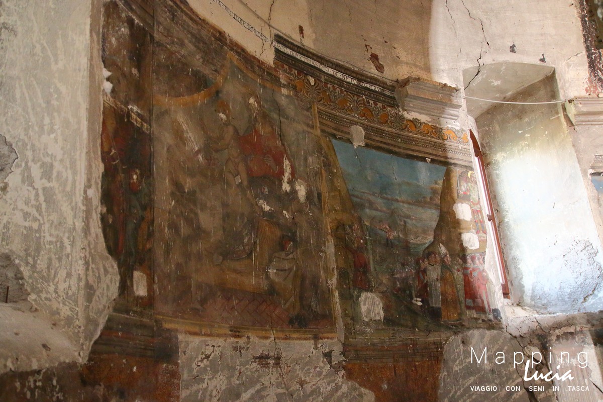 Calotta dipinta a San Michele Arcangeloemanuela gizzi Mapping Lucia64