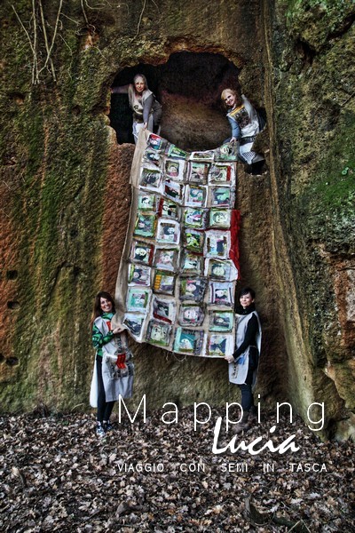 La Tierra Late l'arazzo di altar mujeres pht Emanuela Gizzi Mapping Lucia