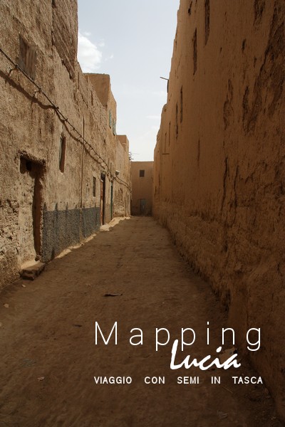 Vicolo deserto di Kasbah Tebi Pht Emanuela Gizzi Mapping Lucia