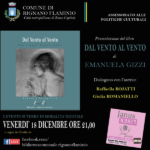 Presentazione libro Dal Vento al Vento di Emanuela Gizzi presso Rignano Flaminio - Locandina